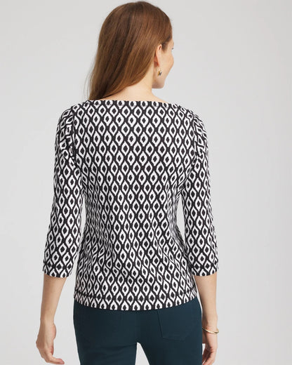 Pima 3/4 Sleeve Tee - Chico's