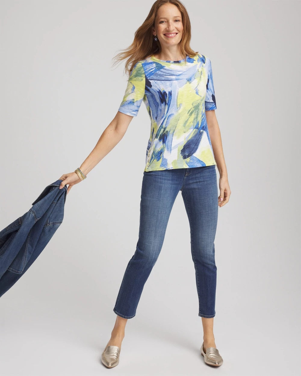 Slub Short Sleeve Tee - Chico's
