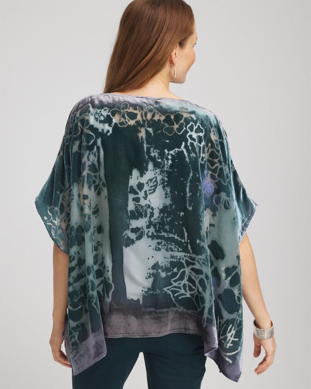 Velvet Burnout Passion Poncho - Chico's