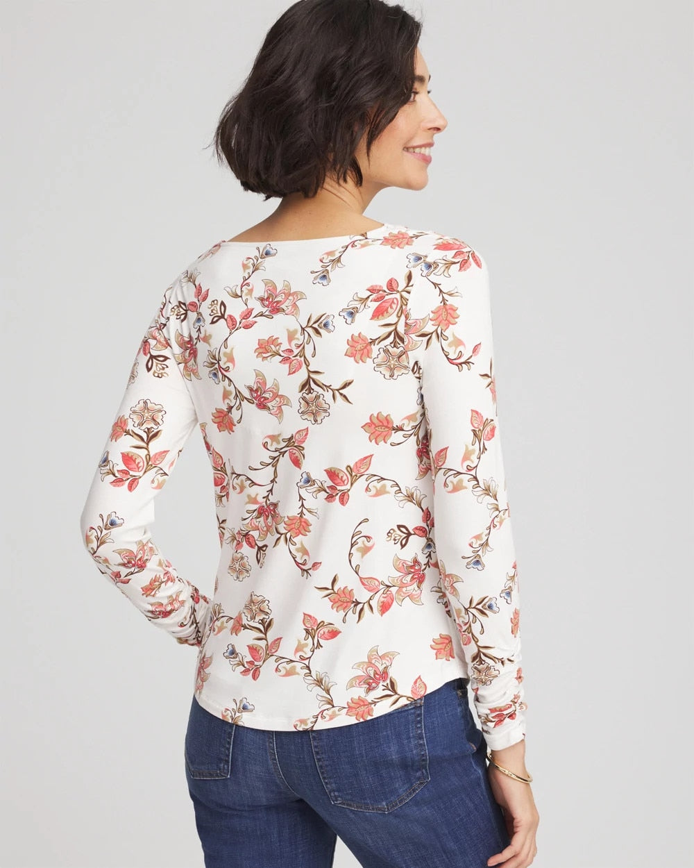 Touch of Cool™ Long-Sleeved Cowlneck Tee - Chico's