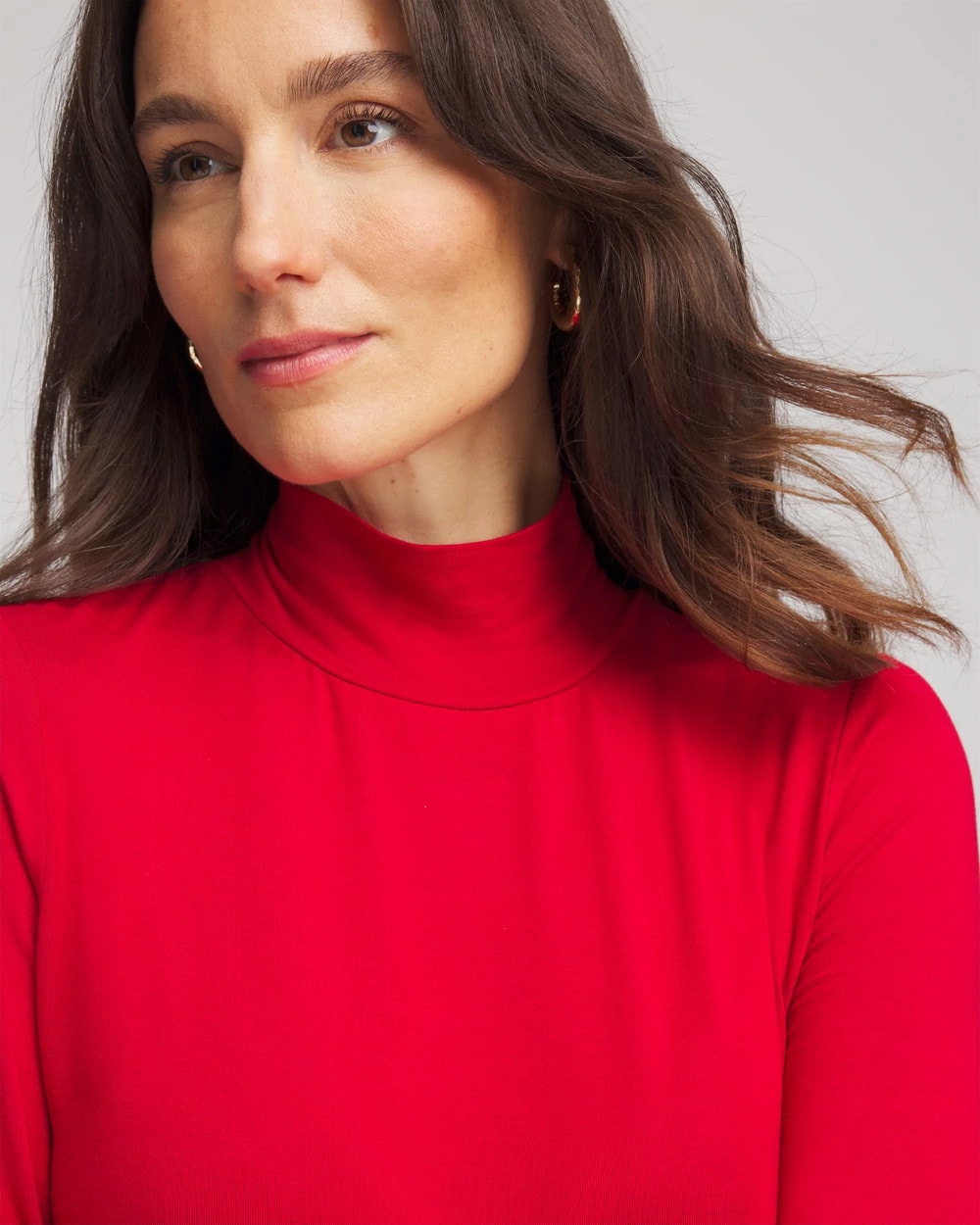 Touch of Cool™ Mockneck Layering Tee - Chico's