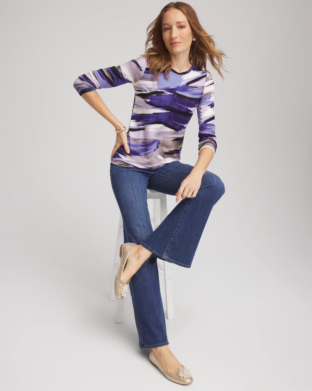 Touch of Cool™ Crewneck Layering Tee - Chico's