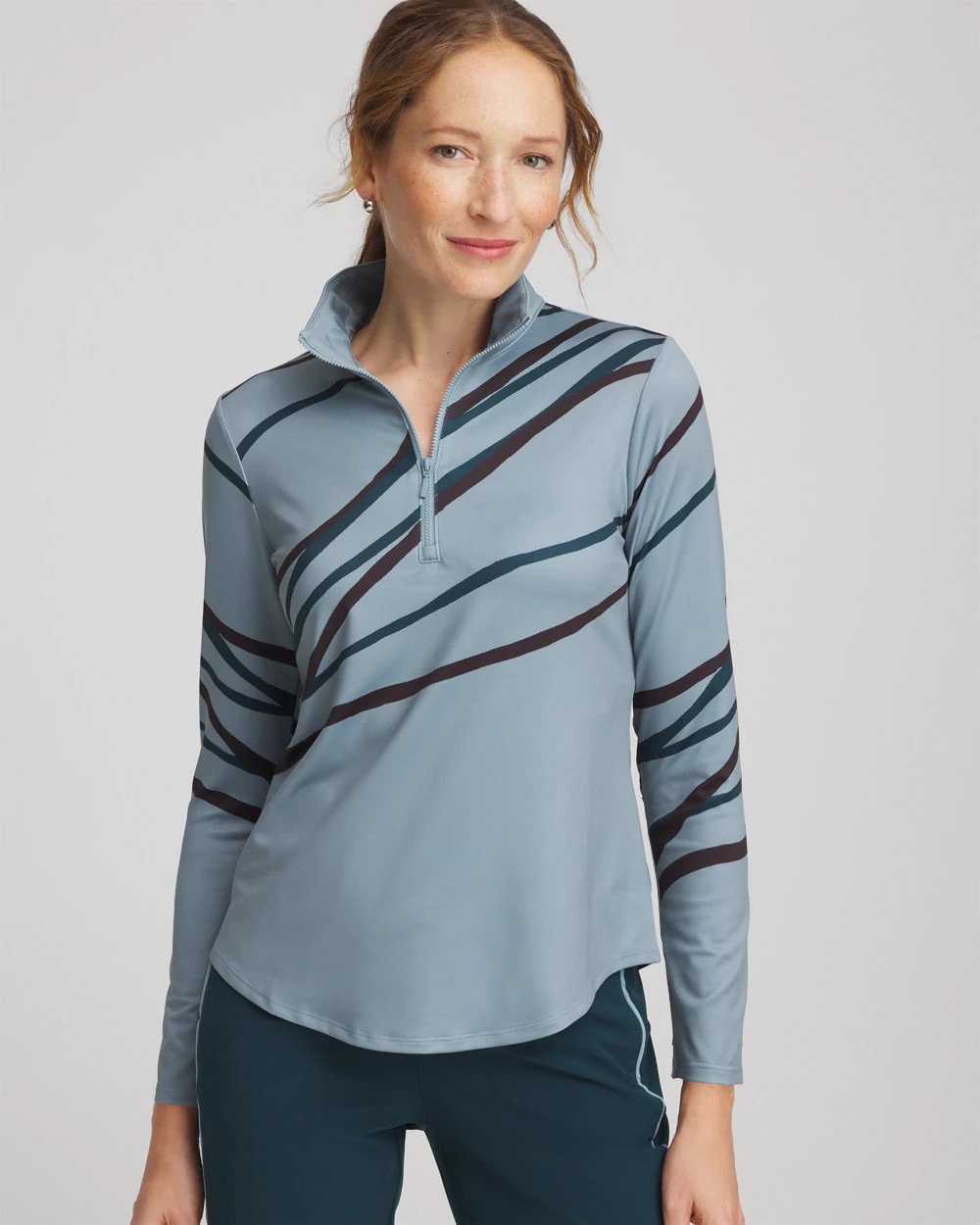 Zenergy® UPF Morocco Zip-Front Pullover - Chico's