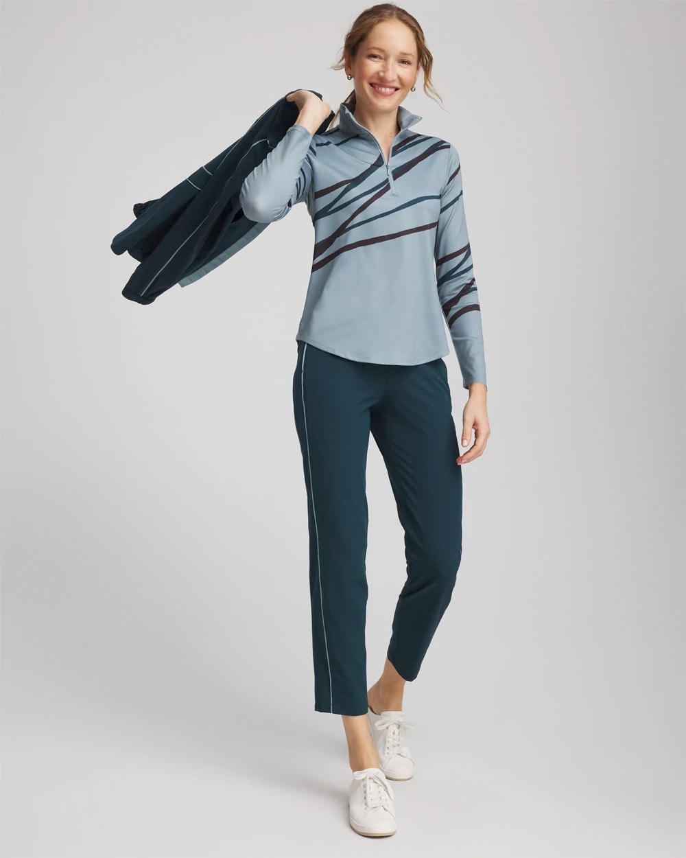 Zenergy® UPF Morocco Zip-Front Pullover - Chico's
