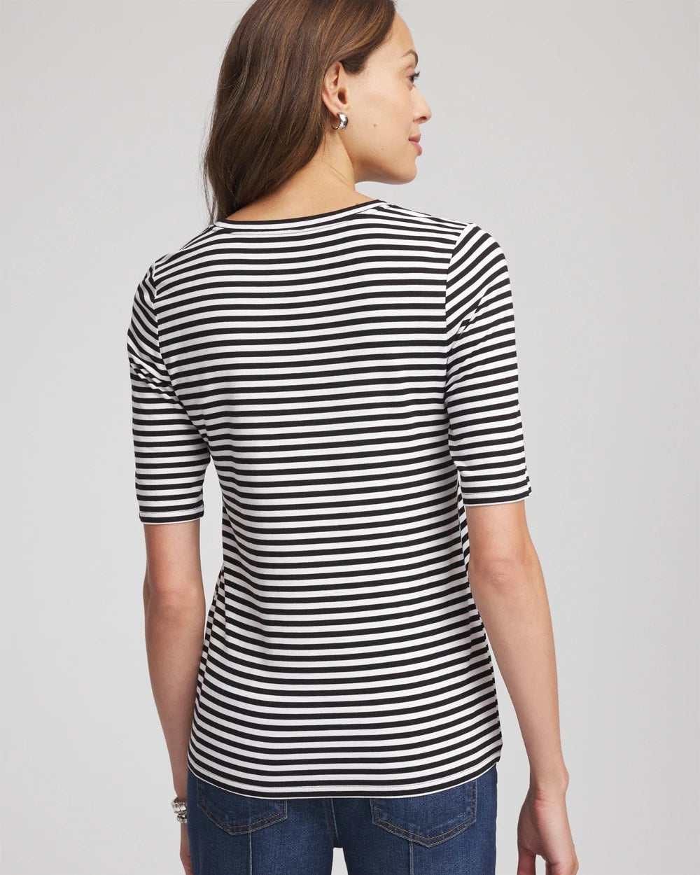 Touch of Cool™ Elbow-Sleeve Tee - Chico's