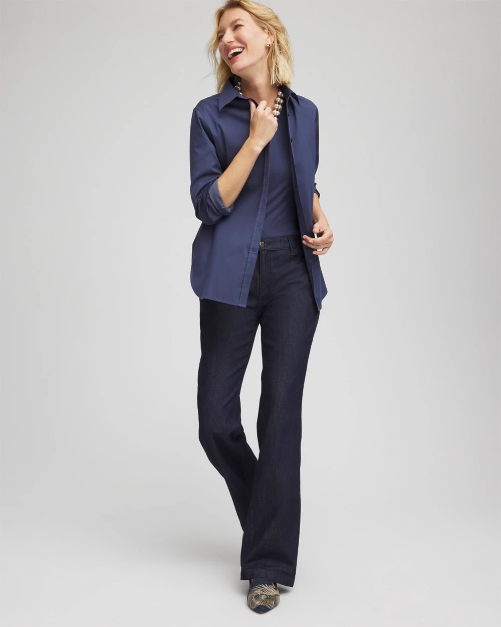 No Iron™ Stretch Shirt - Chico's