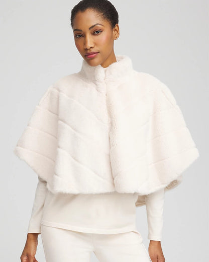 Faux Fur Funnelneck Capelet - Chico's