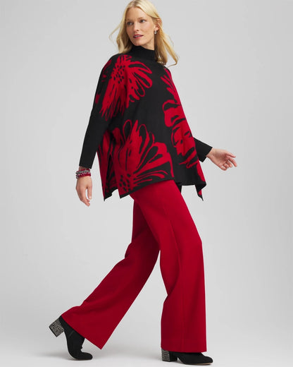 Floral Poncho - Chico's
