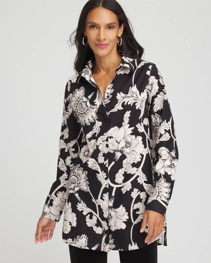 No Iron™ Bryne Bloom Stretch Tunic - Chico's