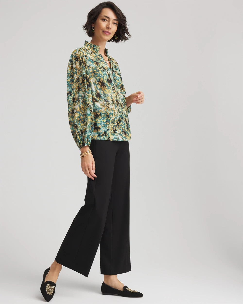 Crinkle Relaxed-Fit Blouse - Chico's