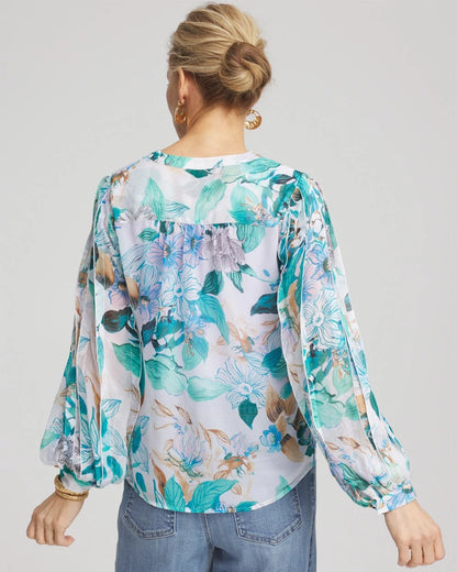 Georgette Billow Sleeved Blouse - Chico's