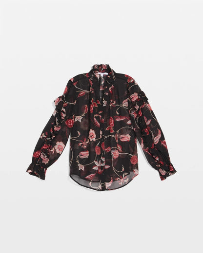 Georgette Celtic Blooms Blouse - Chico's