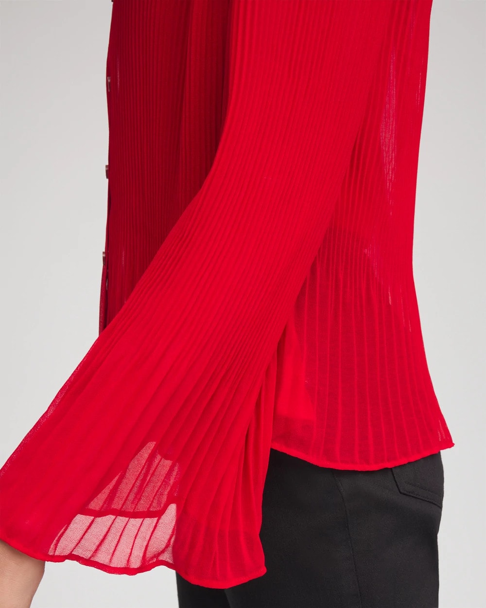 Pleated Georgette Blouse - Chico's