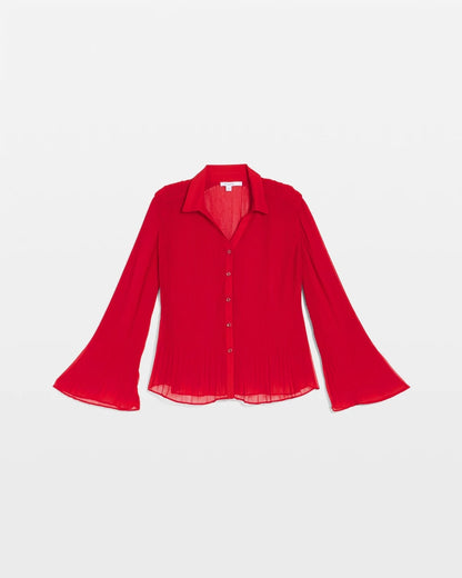 Pleated Georgette Blouse - Chico's
