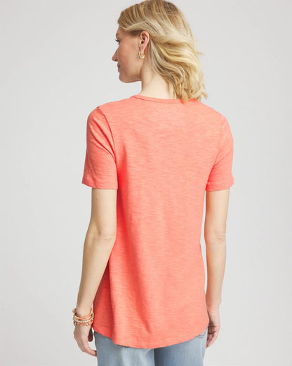 Slub V-Neck Tee - Chico's