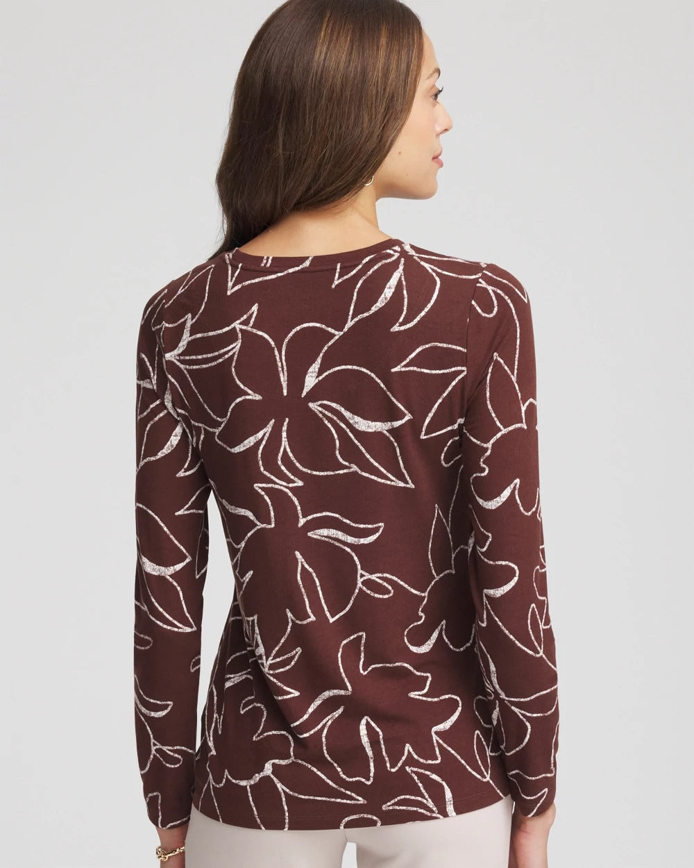 Floral Touch of Cool™ Layering Tee - Chico's