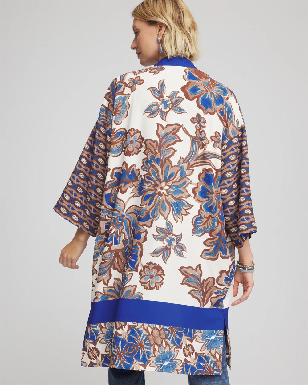 Crepe Long Printed Kimono - Chico's