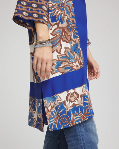 Crepe Long Printed Kimono - Chico's