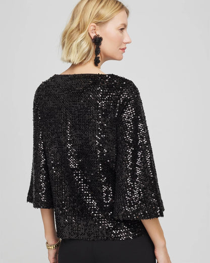Sparkling Sequin Party Tee - Chico's