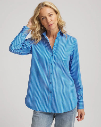 No Iron™ Classic Striped Shirt - Chico's