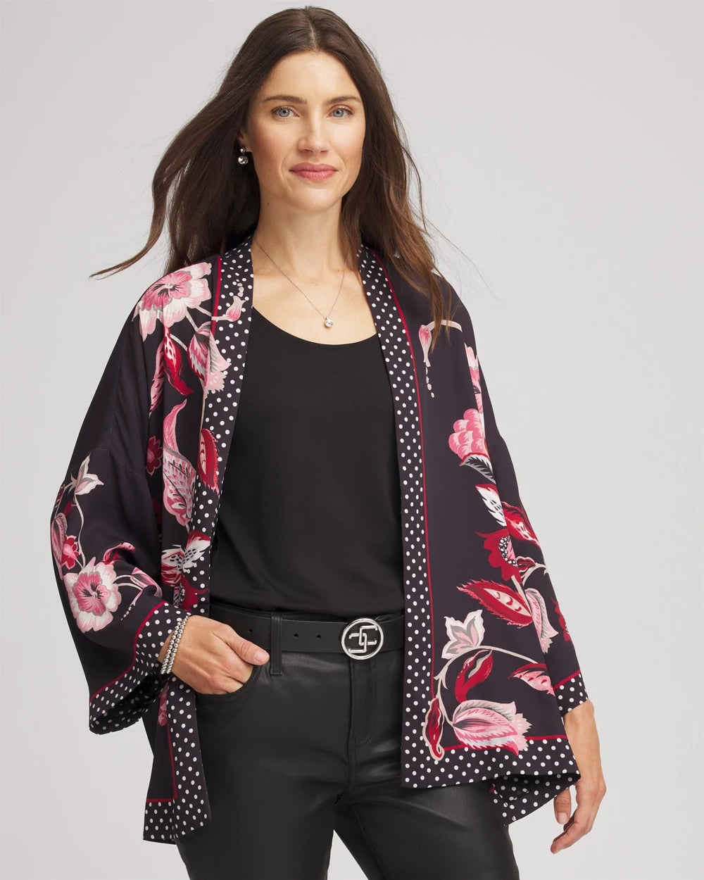 Short Floral Kimono - Chico's