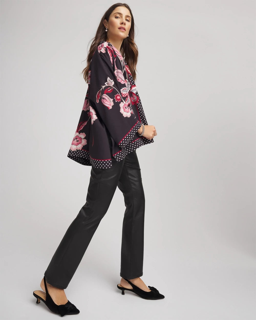 Short Floral Kimono - Chico's