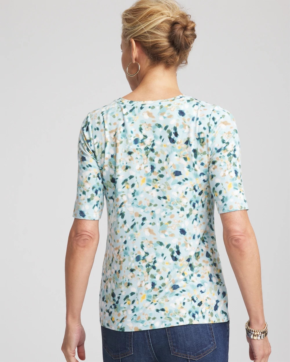 Touch of Cool™ Elbow-Sleeve Perfect Tee - Chico's