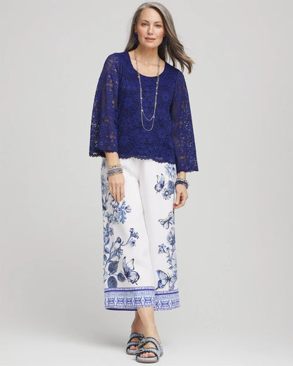 Scalloped Hem Lace Top - Chico's