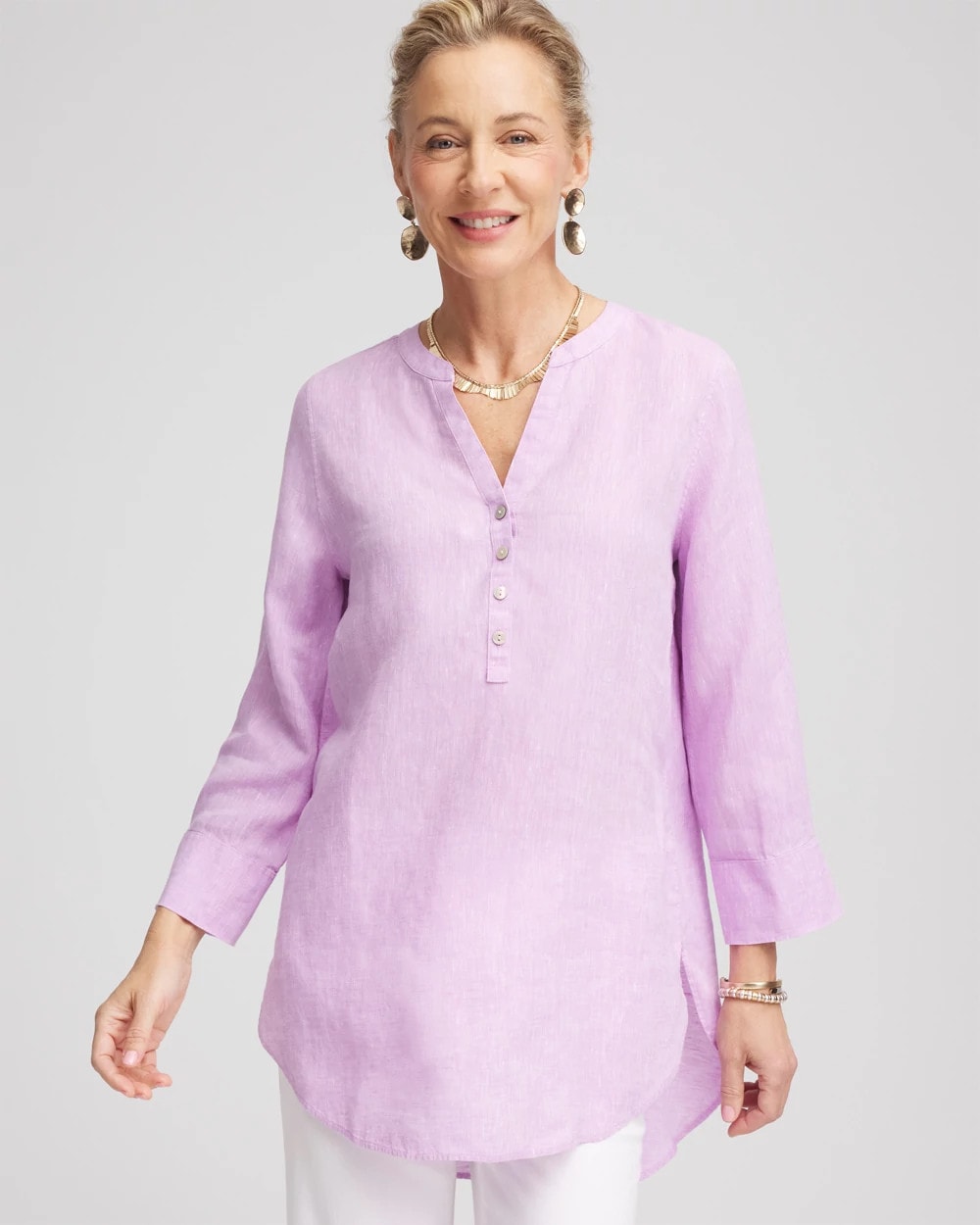 No Iron™ Linen Tunic - Chico's