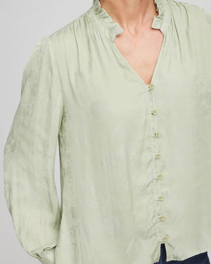 Jacquard Georgette Peasant Blouse - Chico's