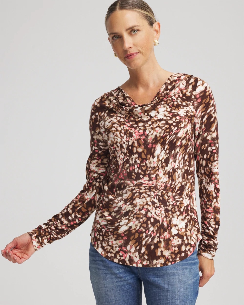 Touch of Cool™ Cowlneck Tee - Chico's