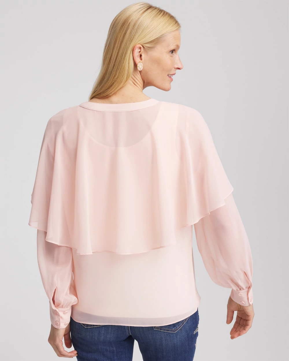 Georgette Cape Blouse - Chico's