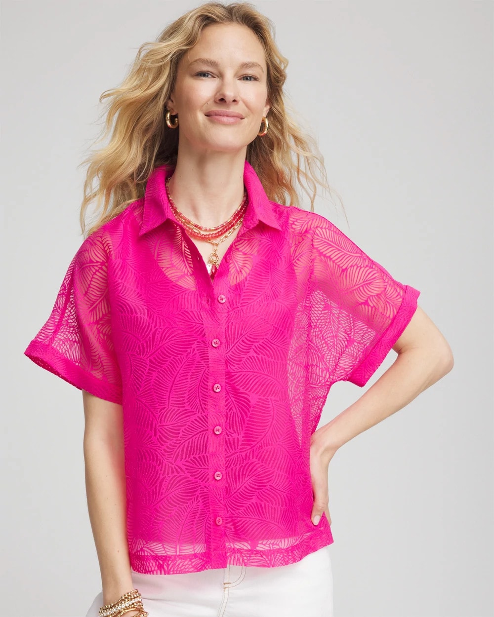 Deco Burnout Shirt - Chico's