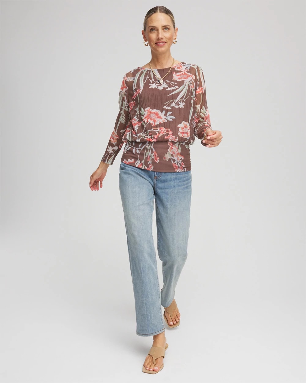 Textured Banded-Hem Top - Chico's