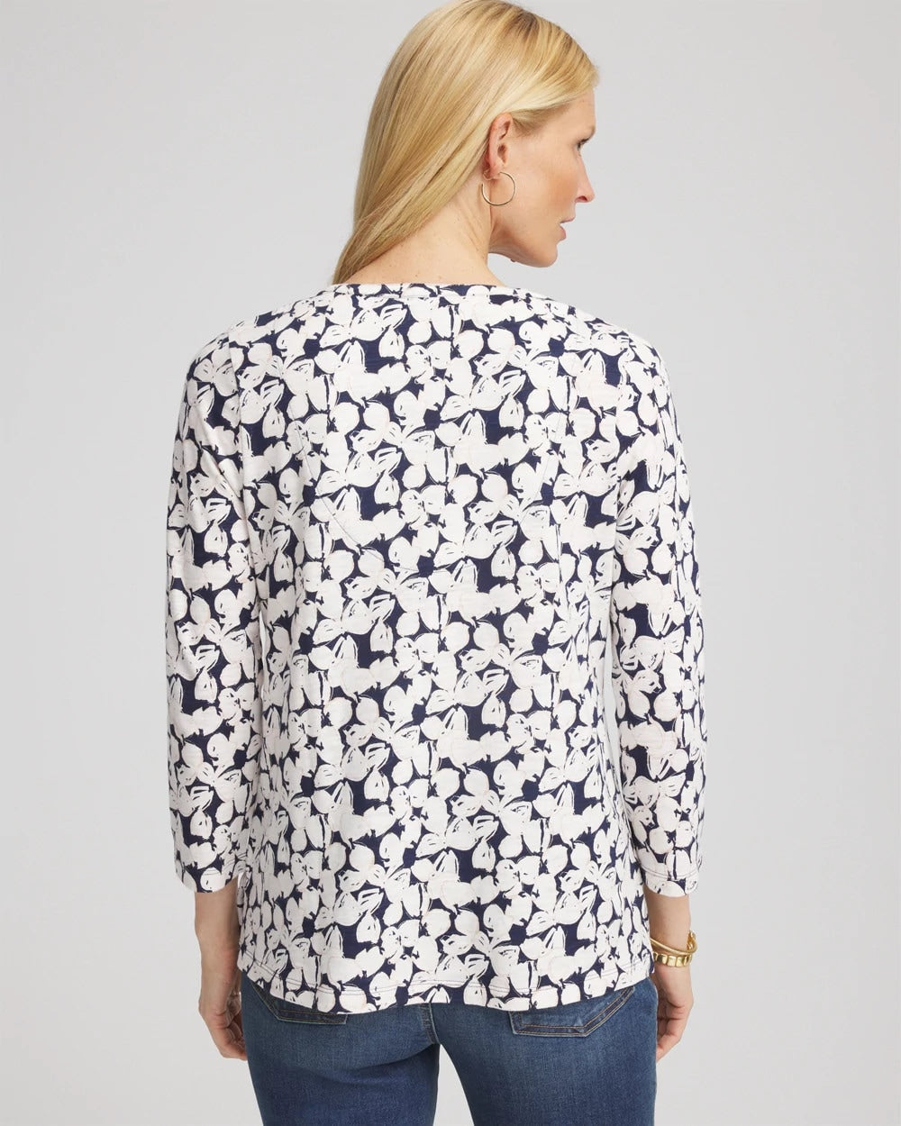 Slub Splitneck Henley Tee - Chico's