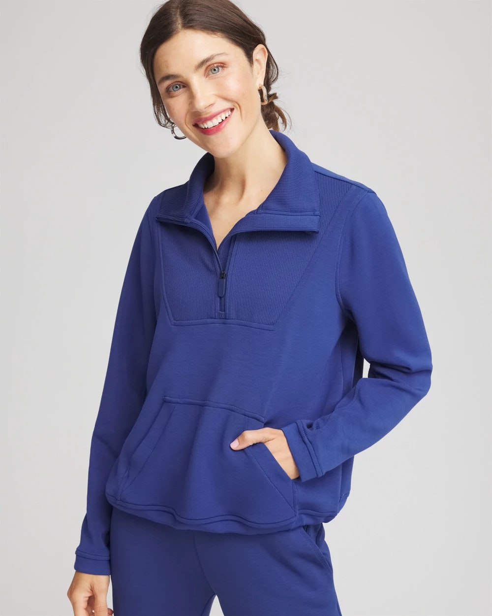 Zenergy® Ribbed Sweatshirt - Chico's