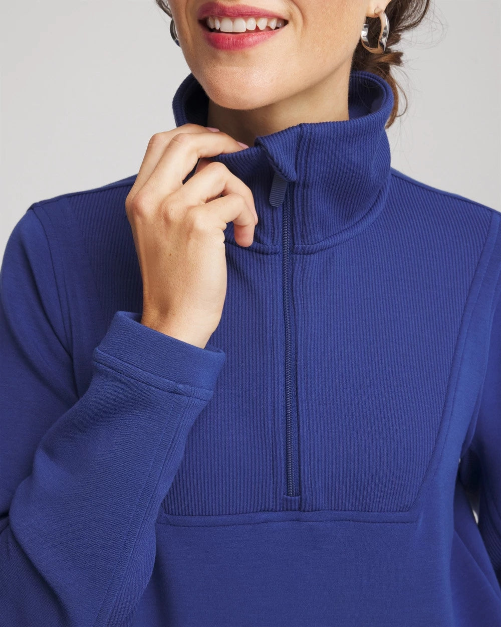 Zenergy® Ribbed Sweatshirt - Chico's