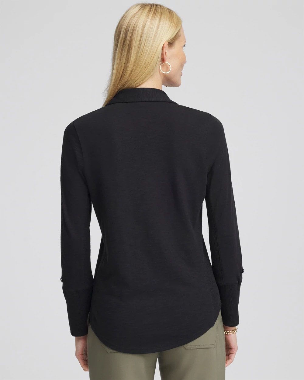 Collared Henley Shirt - Chico's