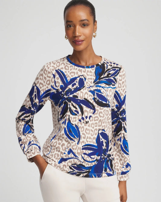 Zenergy® Soft Animal Print Top - Chico's