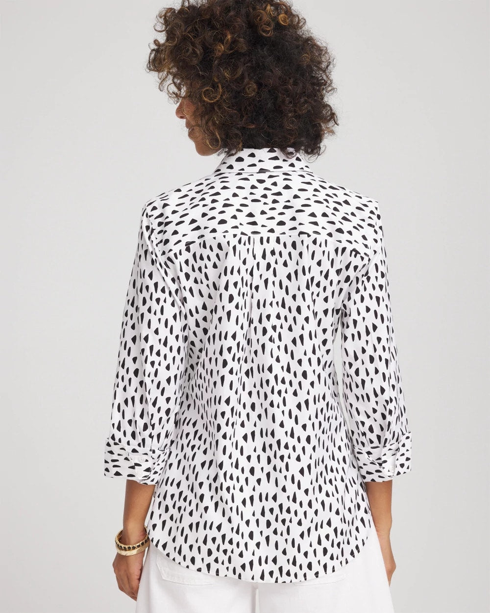 No Iron™ Polka Dot  Shirt - Chico's