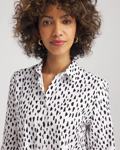 No Iron™ Polka Dot  Shirt - Chico's