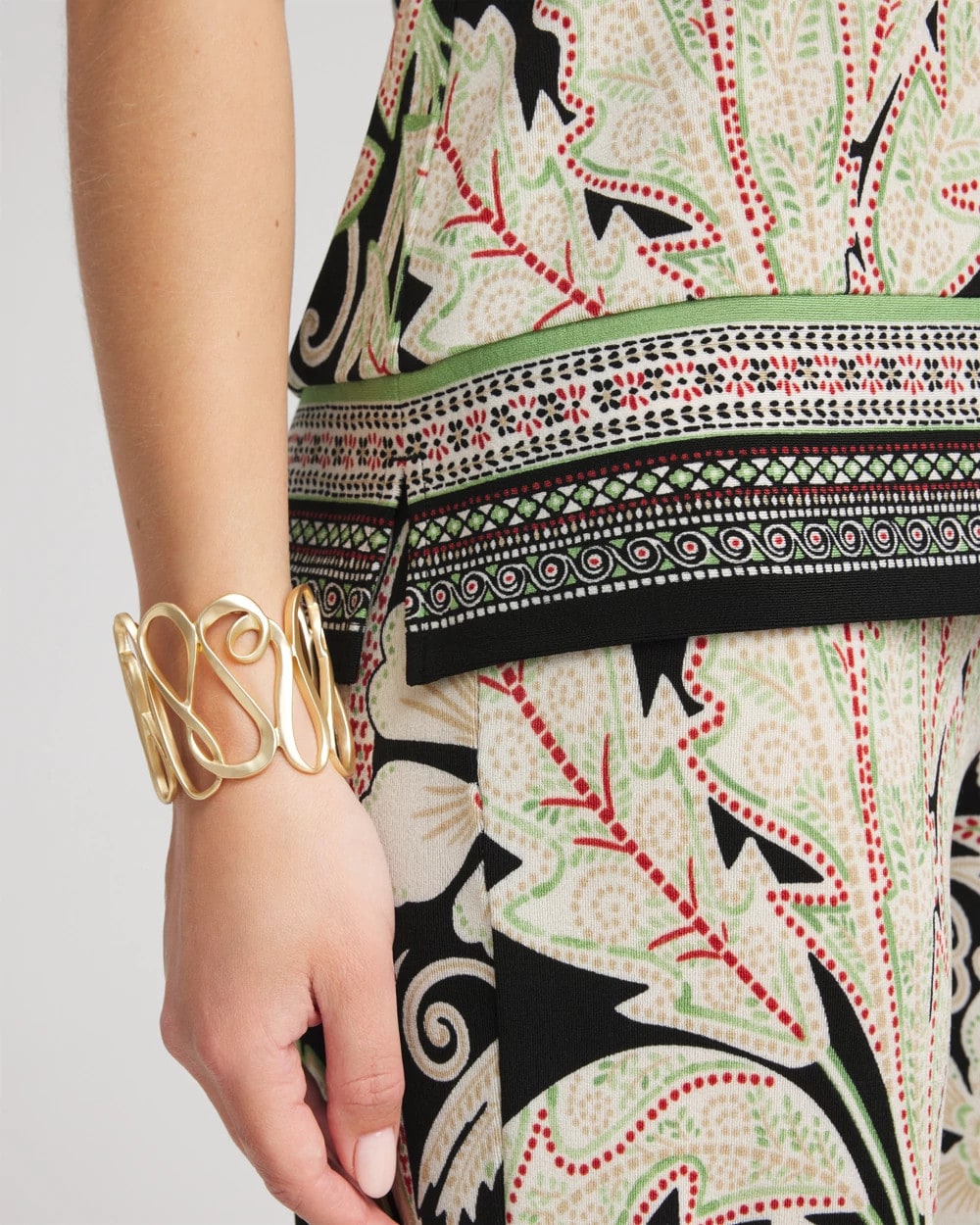 Travelers™ Island-Motif Side-Slit Tank - Chico's