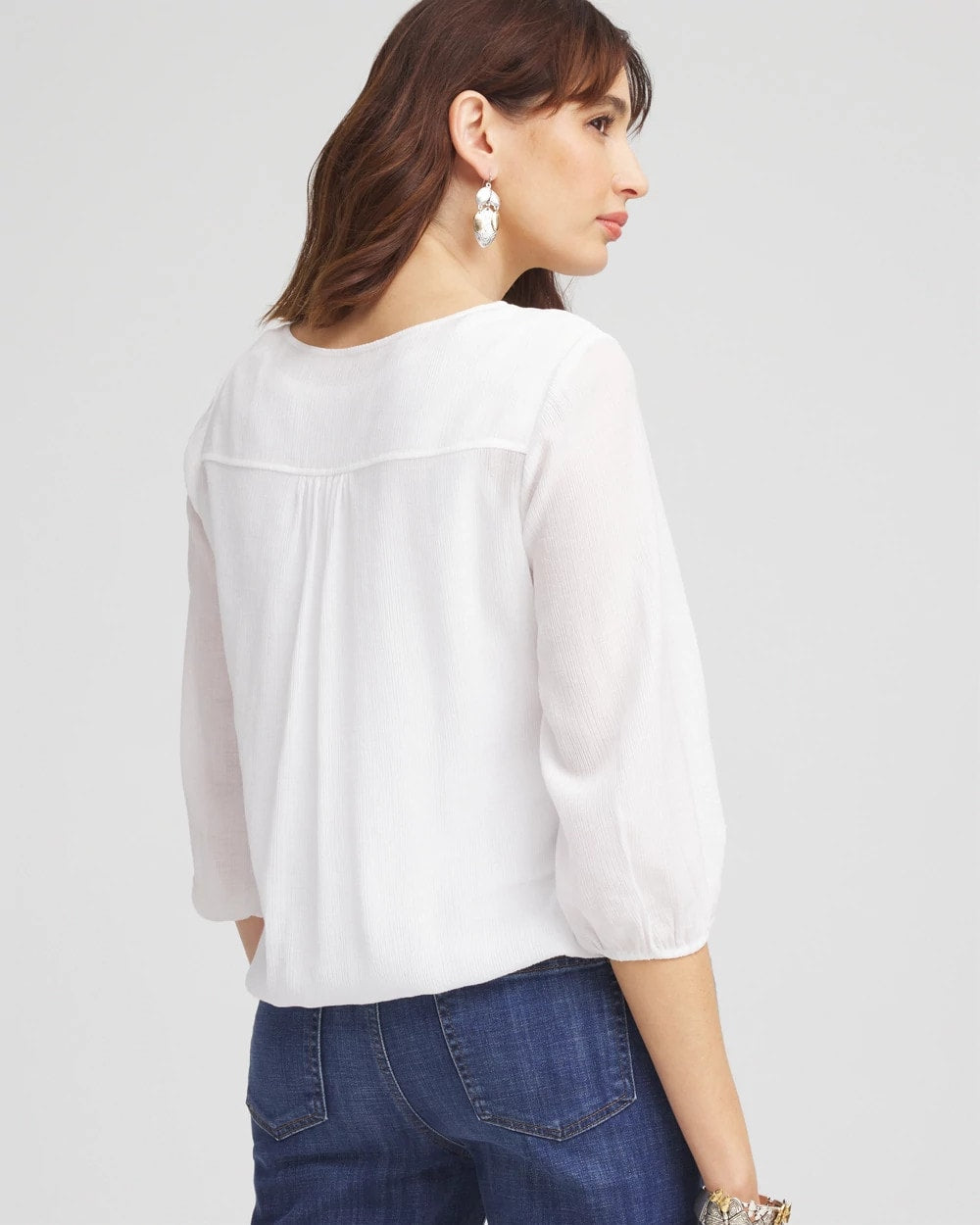 Embroidered Cutout Blouse - Chico's