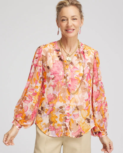 Split-Neck Blouse - Chico's