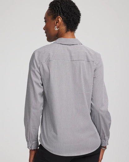 Poplin Stripe Shirt - Chico's