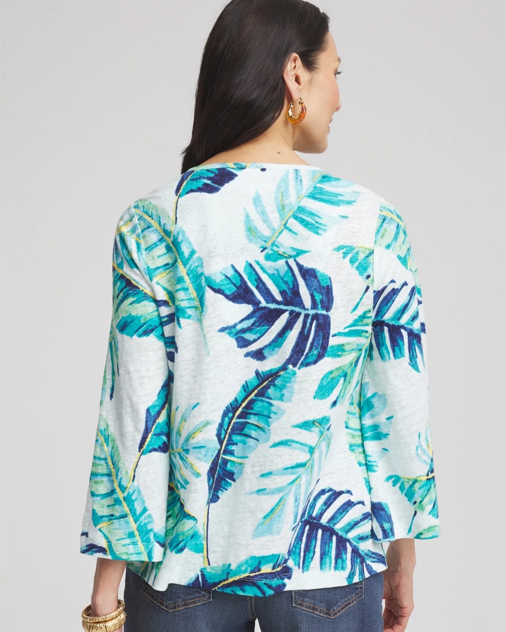 Tie-Front Forward Seam Top - Chico's