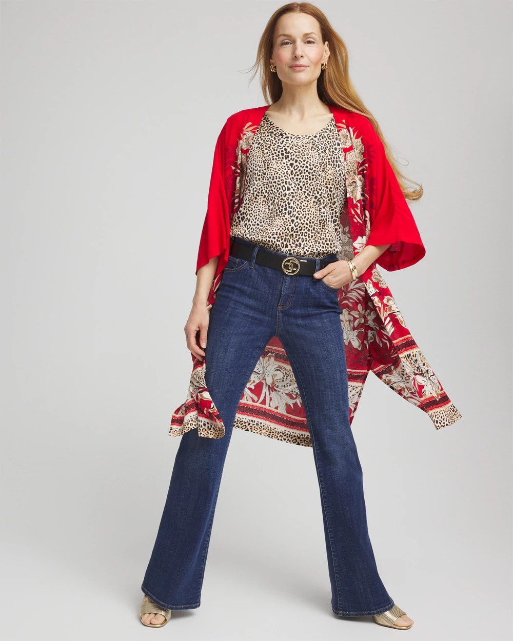 Art Nouveau Long Kimono - Chico's