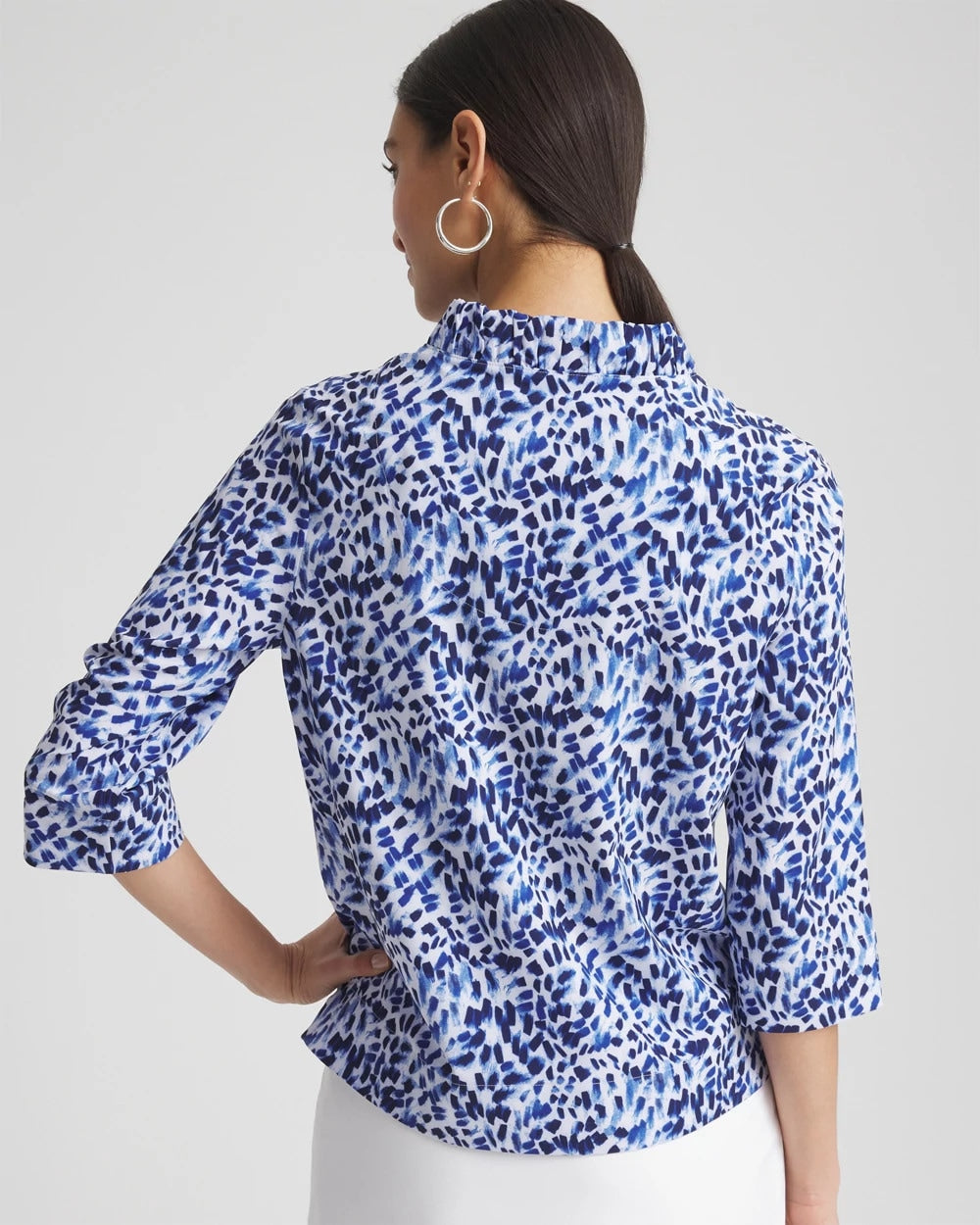 Zenergy® UPF V-Neck Ruffle Top - Chico's