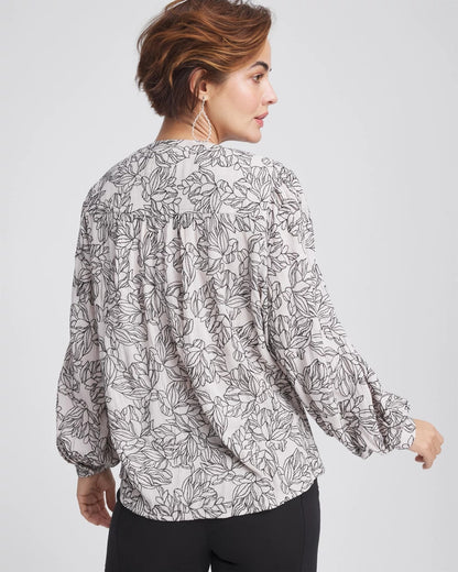 Crepe Embroidered Blouse - Chico's