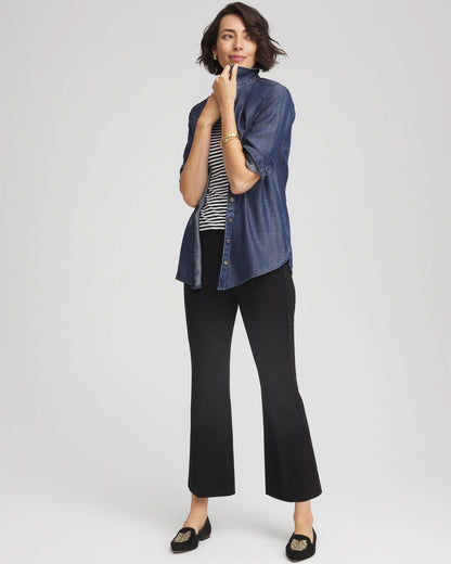 Tencel™ Classic-Fit Denim Tunic - Chico's